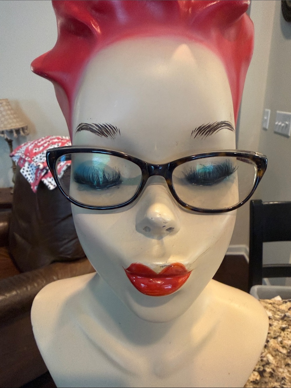 Bebe Tortoise Cat-Eye Glasses in Brown and Black